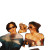 Stylish Friends Cruising Vinyl Car Decal Sticker – Waterproof & UV-Resistant 8"