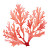 Watercolor Coral Vinyl Car Decal Sticker – Waterproof & UV-Resistant 8"