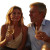 Affluent Couple Relaxing Vinyl Car Decal Sticker – Waterproof & UV-Resistant 8"