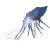 Glowing Cybernetic Creature Vinyl Car Decal Sticker – Waterproof & UV-Resistant 8"