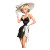 Marilyn Monroe Portrait V110 Vinyl Car Decal Sticker – Waterproof & UV-Resistant 8"