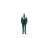 Futuristic Businessman Emoji Vinyl Car Decal Sticker – Waterproof & UV-Resistant 8"