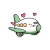 Kawaii Airplane Sticker Vinyl Car Decal Sticker – Waterproof & UV-Resistant 8"