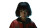 Asian Girl Spaceship Vinyl Car Decal Sticker – Waterproof & UV-Resistant 8"