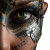 Cyborg Woman Face Vinyl Car Decal Sticker – Waterproof & UV-Resistant 8"