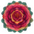 Stylized Rose Vinyl Car Decal Sticker – Waterproof & UV-Resistant 8"