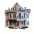 Split House Contrast Vinyl Car Decal Sticker – Waterproof & UV-Resistant 8"