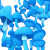 Blue Cartoon Mushroom Vinyl Car Decal Sticker – Waterproof & UV-Resistant 8"