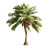 Palm Tree Illustration Vinyl Car Decal Sticker – Waterproof & UV-Resistant 8"