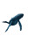 Whale Art Vinyl Car Decal Sticker – Waterproof & UV-Resistant 8"