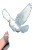 White Carrier Pigeon Vinyl Car Decal Sticker – Waterproof & UV-Resistant 8"