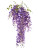 Purple Wisteria Bouquet Vinyl Car Decal Sticker – Waterproof & UV-Resistant 8"