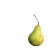 Solitary Pear Vinyl Car Decal Sticker – Waterproof & UV-Resistant 8"