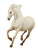 White Horse Running V2 Vinyl Car Decal Sticker – Waterproof & UV-Resistant 8"