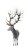 Surreal Deer Vinyl Car Decal Sticker – Waterproof & UV-Resistant 8"