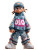 Hip-Hop Cartoon Boy V2 Vinyl Car Decal Sticker – Waterproof & UV-Resistant 8"
