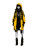 Cyborg Raincoat Girl Vinyl Car Decal Sticker – Waterproof & UV-Resistant 8"