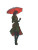Urban Rain Walk Vinyl Car Decal Sticker – Waterproof & UV-Resistant 8"