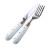 Minimalistic Cutlery Vinyl Car Decal Sticker – Waterproof & UV-Resistant 8"