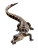 Crocodile Tail Vinyl Car Decal Sticker – Waterproof & UV-Resistant 8"