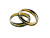 Wedding Rings Vinyl Car Decal Sticker – Waterproof & UV-Resistant 8"