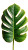 Fresh Monstera Leaf Vinyl Car Decal Sticker – Waterproof & UV-Resistant 8"
