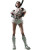 Futuristic Baseball Player Vinyl Car Decal Sticker – Waterproof & UV-Resistant 8"