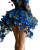Flower Dress Woman V2 Vinyl Car Decal Sticker – Waterproof & UV-Resistant 8"