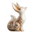 Elegant Fox Sculpture Vinyl Car Decal Sticker – Waterproof & UV-Resistant 8"