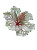 Crystal Lace Flower Vinyl Car Decal Sticker – Waterproof & UV-Resistant 8"