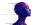 Futuristic Ai Head Vinyl Car Decal Sticker – Waterproof & UV-Resistant 8"