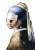 Pearl Earring Girl V3 Vinyl Car Decal Sticker – Waterproof & UV-Resistant 8"