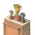 Podium With Trophies Vinyl Car Decal Sticker – Waterproof & UV-Resistant 8"