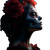 Catrina With Rose Vinyl Car Decal Sticker – Waterproof & UV-Resistant 8"