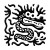 Friendly Japanese Dragon Vinyl Car Decal Sticker – Waterproof & UV-Resistant 8"