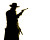 Gunfight Cowboy V2 Vinyl Car Decal Sticker – Waterproof & UV-Resistant 8"