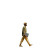 Stylish Man Walking V3 Vinyl Car Decal Sticker – Waterproof & UV-Resistant 8"