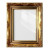 Gold Frame Vinyl Car Decal Sticker – Waterproof & UV-Resistant 8"