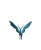 Winged White Stag Vinyl Car Decal Sticker – Waterproof & UV-Resistant 8"