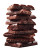 Stacked Chocolate Pieces Vinyl Car Decal Sticker – Waterproof & UV-Resistant 8"