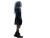 Blue-Haired Teen Vinyl Car Decal Sticker – Waterproof & UV-Resistant 8"