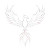 Featherless Phoenix Vinyl Car Decal Sticker – Waterproof & UV-Resistant 8"