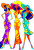 Elegant Moonlit Women Vinyl Car Decal Sticker – Waterproof & UV-Resistant 8"