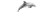 Jumping Dolphin Sketch Vinyl Car Decal Sticker – Waterproof & UV-Resistant 8"