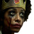 Crying Clown Woman Vinyl Car Decal Sticker – Waterproof & UV-Resistant 8"