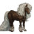 Dark Brown Horse Vinyl Car Decal Sticker – Waterproof & UV-Resistant 8"