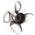 Michigan Wheel Boat Propeller | Apollo A Series| 4-Blade Stainless Steel |Ultimate Performance| 14-5/8 x 16 Inch