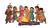 Mongolian Bonfire Dance Vinyl Car Decal Sticker – Waterproof & UV-Resistant 8"