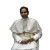 Indian Pope Portrait Vinyl Car Decal Sticker – Waterproof & UV-Resistant 8"