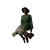 Levitation With Books Vinyl Car Decal Sticker – Waterproof & UV-Resistant 8"